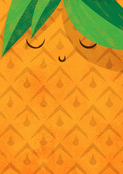 Ananas souriant pour un &eacute;t&eacute; color&eacute;